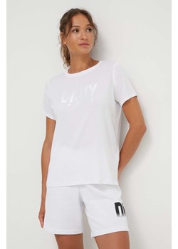 Dkny t-shirt damski kolor biały DP3T9676 ze sklepu ANSWEAR.com w kategorii Bluzki damskie - zdjęcie 168775405