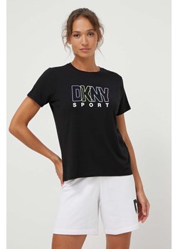 Dkny t-shirt damski kolor czarny DP1T8816 ze sklepu ANSWEAR.com w kategorii Bluzki damskie - zdjęcie 168775415