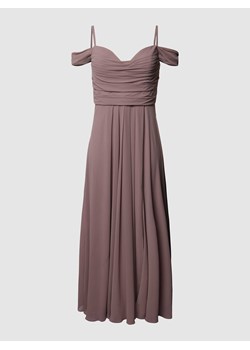Sukienka wieczorowa PLUS SIZE z marszczeniami ze sklepu Peek&Cloppenburg  w kategorii Sukienki - zdjęcie 168776298