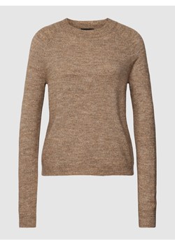 Sweter z dzianiny z okrągłym dekoltem model ‘JULIANA’ ze sklepu Peek&Cloppenburg  w kategorii Swetry damskie - zdjęcie 168776317