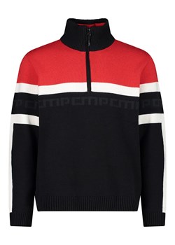 CMP Sweter w kolorze czarno-czerwonym ze sklepu Limango Polska w kategorii Swetry męskie - zdjęcie 168776975