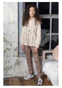 No-bell Spodnie w kolorze beżowym ze sklepu Limango Polska w kategorii Spodnie dziewczęce - zdjęcie 168777138