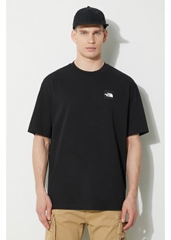 The North Face t-shirt bawełniany M Nse Patch S/S Tee męski kolor czarny z aplikacją NF0A87DAJK31 ze sklepu PRM w kategorii T-shirty męskie - zdjęcie 168779205