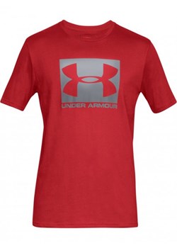 Męska koszulka UNDER ARMOUR BOXED SPORTSTYLE SS - czerwona ze sklepu Sportstylestory.com w kategorii T-shirty męskie - zdjęcie 168786425