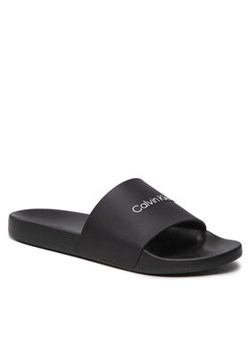 Calvin Klein Jeans Klapki Pool Slide HM0HM00455 Czarny ze sklepu MODIVO w kategorii Klapki męskie - zdjęcie 168787895