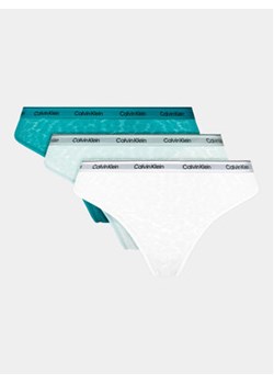 Calvin Klein Underwear Komplet 3 par fig brazylijskich 000QD5225E Kolorowy ze sklepu MODIVO w kategorii Majtki damskie - zdjęcie 168787939