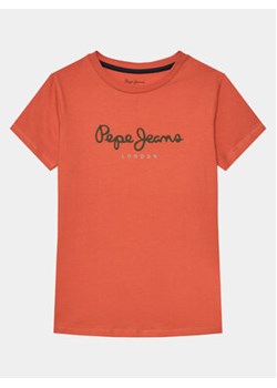 Pepe Jeans T-Shirt New Art N PB503493 Pomarańczowy Regular Fit ze sklepu MODIVO w kategorii T-shirty chłopięce - zdjęcie 168788099
