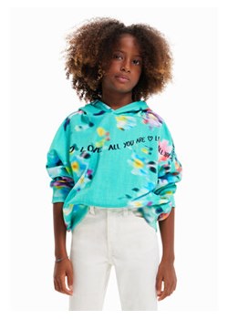 Desigual Bluza 23SGSK12 Zielony Oversize ze sklepu MODIVO w kategorii Bluzy dziewczęce - zdjęcie 168788215