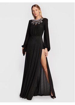 Elisabetta Franchi Sukienka wieczorowa AB-260-27E2-V700 Czarny Regular Fit ze sklepu MODIVO w kategorii Sukienki - zdjęcie 168789377