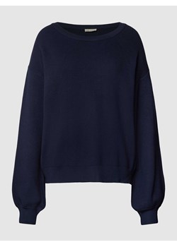 Sweter z dzianiny z prążkowanymi wykończeniami model ‘Melissa’ ze sklepu Peek&Cloppenburg  w kategorii Swetry damskie - zdjęcie 168790655
