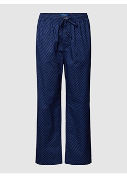 Spodnie od piżamy z tunelem i nadrukiem z motywem na całej powierzchni ze sklepu Peek&Cloppenburg  w kategorii Piżamy męskie - zdjęcie 168790689