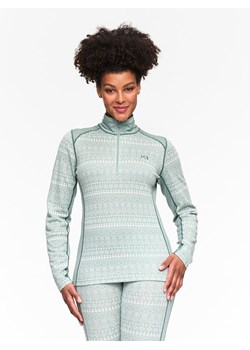 KARI TRAA Sweter &quot;Maud&quot; w kolorze turkusowo-kremowym ze sklepu Limango Polska w kategorii Swetry damskie - zdjęcie 168792078