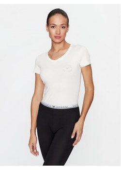 Emporio Armani Underwear T-Shirt 163321 3F223 09210 Écru Slim Fit ze sklepu MODIVO w kategorii Bluzki damskie - zdjęcie 168794497