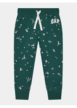 Gap Spodnie dresowe 789418-00 Zielony Regular Fit ze sklepu MODIVO w kategorii Spodnie chłopięce - zdjęcie 168794498