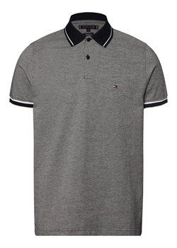 Tommy Hilfiger Męska koszulka polo Mężczyźni Bawełna granatowy marmurkowy ze sklepu vangraaf w kategorii T-shirty męskie - zdjęcie 168794839