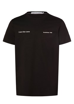 Calvin Klein Jeans Koszulka męska Mężczyźni Bawełna czarny nadruk ze sklepu vangraaf w kategorii T-shirty męskie - zdjęcie 168794846