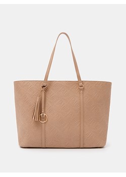 Mohito - Beżowa torebka shopper - beżowy ze sklepu Mohito w kategorii Torby Shopper bag - zdjęcie 168796189
