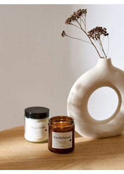 Sinsay - Świeca zapachowa Sandalwood - brązowy ze sklepu Sinsay w kategorii Świece i dyfuzory - zdjęcie 168798488