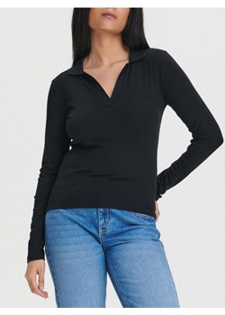 Sinsay - Bluzka z długimi rękawami - czarny ze sklepu Sinsay w kategorii Bluzki damskie - zdjęcie 168798526