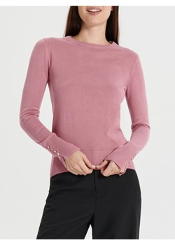 Sinsay - Sweter z ozdobnymi guzikami - różowy ze sklepu Sinsay w kategorii Swetry damskie - zdjęcie 168798605
