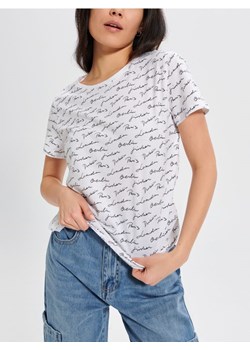 Sinsay - Koszulka z nadrukiem - biały ze sklepu Sinsay w kategorii Bluzki damskie - zdjęcie 168798645