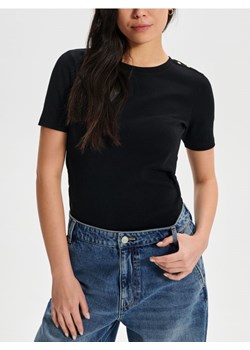 Sinsay - Koszulka w prążki - czarny ze sklepu Sinsay w kategorii Bluzki damskie - zdjęcie 168798717