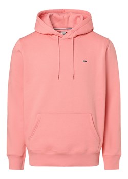 Tommy Jeans Męska bluza z kapturem Mężczyźni różowy jednolity ze sklepu vangraaf w kategorii Bluzy męskie - zdjęcie 168807709