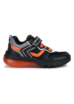Geox Sneakersy &quot;Ciberdron&quot; w kolorze czarno-pomarańczowym ze sklepu Limango Polska w kategorii Buty sportowe dziecięce - zdjęcie 168807898