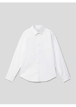 Koszula o kroju slim fit z kołnierzykiem typu kent ze sklepu Peek&Cloppenburg  w kategorii Koszule chłopięce - zdjęcie 168809025