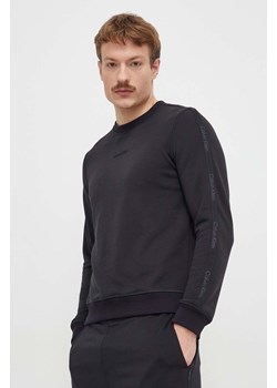 Calvin Klein Performance bluza treningowa kolor czarny z nadrukiem ze sklepu ANSWEAR.com w kategorii Bluzy męskie - zdjęcie 168812868