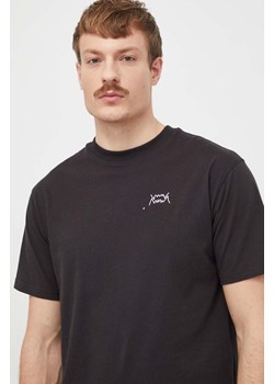 Puma t-shirt bawełniany męski kolor czarny gładki 624772 ze sklepu ANSWEAR.com w kategorii T-shirty męskie - zdjęcie 168813537