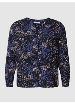 Bluzka PLUS SIZE z kwiatowym wzorem model ‘CARANITA’ ze sklepu Peek&Cloppenburg  w kategorii Bluzki damskie - zdjęcie 168813869