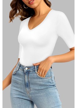Body - bluzka KLEMONA WHITE ze sklepu Ivet Shop w kategorii Bluzki damskie - zdjęcie 168814139