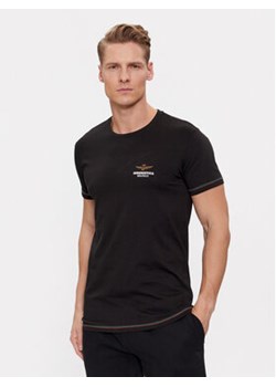 Aeronautica Militare T-Shirt AM1UTI003 Czarny Regular Fit ze sklepu MODIVO w kategorii T-shirty męskie - zdjęcie 168819945