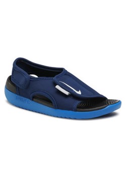 Nike Sandały Sunray Adjust 5 V2 (Gs/Ps) DB9562 401 Granatowy ze sklepu MODIVO w kategorii Sandały dziecięce - zdjęcie 168820025