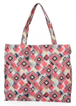 Stylowa Torba Na Zakupy firmy Hernan Multikolor ze sklepu torbs.pl w kategorii Torby Shopper bag - zdjęcie 168821097