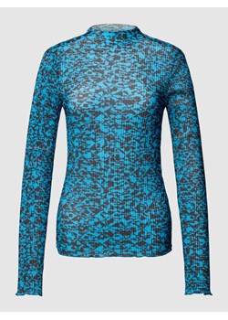 Bluzka z długim rękawem i wzorem na całej powierzchni model ‘Esami’ ze sklepu Peek&Cloppenburg  w kategorii Bluzki damskie - zdjęcie 168822428