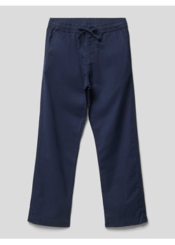 Spodnie materiałowe o kroju straight fit z elastycznym pasem ze sklepu Peek&Cloppenburg  w kategorii Spodnie chłopięce - zdjęcie 168822599