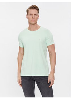 Tommy Hilfiger T-Shirt MW0MW10800 Zielony Slim Fit ze sklepu MODIVO w kategorii T-shirty męskie - zdjęcie 168827149
