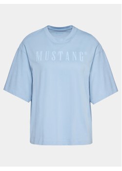 Mustang T-Shirt Welby 1014970 Niebieski Regular Fit ze sklepu MODIVO w kategorii Bluzki damskie - zdjęcie 168827328