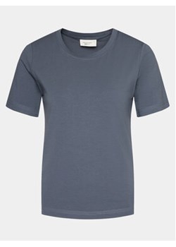 Gina Tricot T-Shirt Basic 17937 Niebieski Regular Fit ze sklepu MODIVO w kategorii Bluzki damskie - zdjęcie 168827437