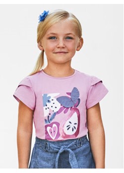 Mayoral T-Shirt 3091 Różowy Regular Fit ze sklepu MODIVO w kategorii Bluzki dziewczęce - zdjęcie 168827548