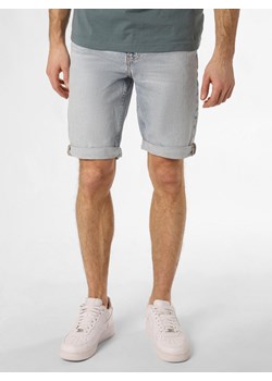 Calvin Klein Jeans Męskie szorty dżinsowe Mężczyźni Bawełna bielony jednolity ze sklepu vangraaf w kategorii Spodenki męskie - zdjęcie 168827989