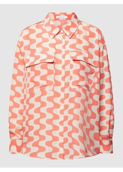 Bluzka koszulowa z graficznym wzorem model ‘Fridami’ ze sklepu Peek&Cloppenburg  w kategorii Koszule damskie - zdjęcie 168836337