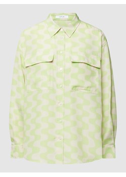 Bluzka koszulowa z graficznym wzorem model ‘Fridami’ ze sklepu Peek&Cloppenburg  w kategorii Koszule damskie - zdjęcie 168836377
