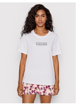 Calvin Klein Underwear T-Shirt 000QS6798E Biały Regular Fit ze sklepu MODIVO w kategorii Bluzki damskie - zdjęcie 168838476