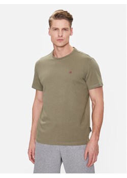 Napapijri T-Shirt Salis NP0A4H8D Zielony Regular Fit ze sklepu MODIVO w kategorii T-shirty męskie - zdjęcie 168838968