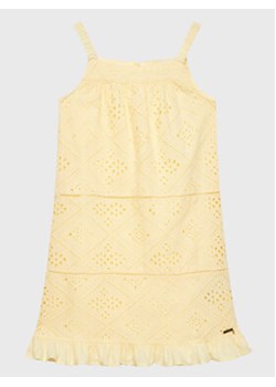Guess Sukienka letnia J3GK23 WFGJ0 Żółty Regular Fit ze sklepu MODIVO w kategorii Sukienki dziewczęce - zdjęcie 168839026