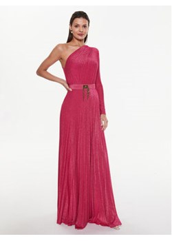 Elisabetta Franchi Sukienka wieczorowa AB-443-32E2-V560 Różowy Regular Fit ze sklepu MODIVO w kategorii Sukienki - zdjęcie 168839379