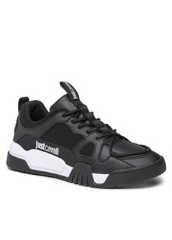 Just Cavalli Sneakersy 74QB3SA2 Czarny ze sklepu MODIVO w kategorii Buty sportowe męskie - zdjęcie 168840086